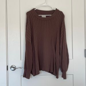 Aerie Cozy Brown Sweater